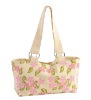 (XHF-SHOULDER-006) flower print lady shoulder tote bag