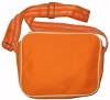 (XHF-SHOULDER-013)  plain orange shoulder bag for girls