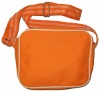 (XHF-SHOULDER-013) plain orange shoulder bag for girls