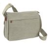 (XHF-SHOULDER-132) Canvas Expandable Laptop Messenger Bag