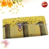 Yellow Colorful Long Lovely Cartoon Lady clutch Wallet/Purse