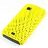Yellow Mesh Skin Hard Back Case Cover For Nokia C5-03