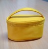 Yellow PU cosmetic bag