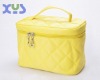 Yellow PU cosmetic bag