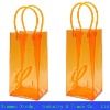 Yellow PVC ice bag various and novel design chill bag for card pocket