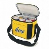 Yellow Polyester Picnic Insulated Cooler Bag