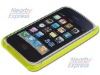 Yellow Transparent Protective Back Case for iPhone 3GS