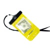 Yellow cell phone waterproof bag