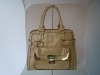 Yellow lady's leisure bags shoulder bags PU material