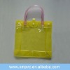 Yellow pvc clear tote bag for promotion XYL-H269