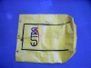 Yellow pvc garbage bag