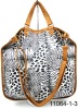 Yiwu fashion women leopard handbag factory