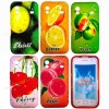 Yummy Orange Design Silicone Cover Case Skin Rubber Protector for Samsung Galaxy Ace S5830