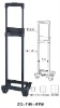 ZQ-T45-01W Luggage/Suitcase/Draw-bar box Fitting