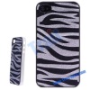 Zebra Design Hard Case Skin Cover with High Quality for iphone 4G,Black