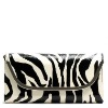 Zebra Print Clutch Wallet