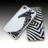 Zebra hard cover case for iphone 4 4g