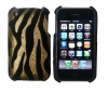 Zebra leather case for iphone 3gs