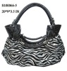 Zebra stripe fashion hobo handbag