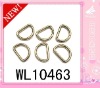 Zinc alloy D ring buckle for bag