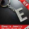 Zinc alloy Letter keyring with top quality plating(CK0091)