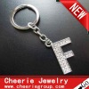 Zinc alloy Letter keyring with top quality plating(CK0092)