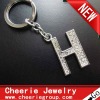 Zinc alloy Letter keyring with top quality plating(CK0094)