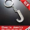 Zinc alloy Letter keyring with top quality plating(CK0096)