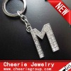 Zinc alloy Letter keyring with top quality plating(CK0099)