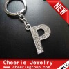 Zinc alloy Letter keyring with top quality plating(CK0102)