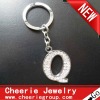 Zinc alloy Letter keyring with top quality plating(CK0103)