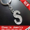 Zinc alloy Letter keyring with top quality plating(CK0105)