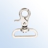 Zinc alloy dog hook plated silver color, size:58*50mm