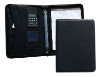 Zip Portfolio With Calculator & 3 rings Binder