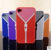 Zip Silicone Case for iphone 4S