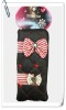 Zipper Bow-tie Leather Phone Case/Wrist Bag