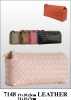 Zipper up design ladies leather wallet 2012