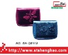 Zipper wallet with Embossed butterfly