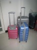 abs zipper luggage trolley case set