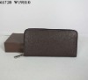 accept paypal,2011 hot selling wholesale zipper leather wallet for men