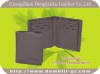 accordion genuine leather men wallet