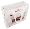 advertising pp woven zipper bag