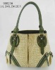 alligator embossed hobo handbag