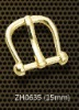 alloy roller pin buckle 15 mm