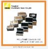 aluminum beauty four cases with mirror
