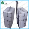 aluminum beauty trolley case,aluminum make up trolley case