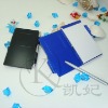 aluminum case hold notepad and ballpen