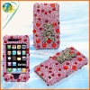 amazing bear baby rhinestone cellphone case for iphone 3GS