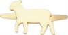 animal metal luggage logo tag