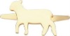 animal metal luggage logo tag